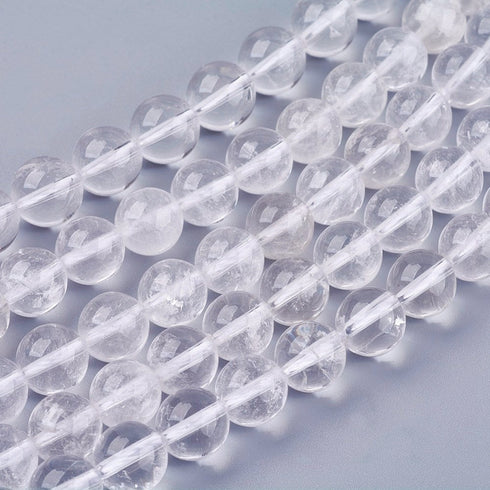 Natural Quartz Round Beads 6mm